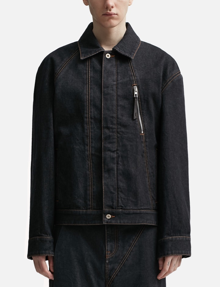 Shop Loewe Puzzle Jacket In Grey