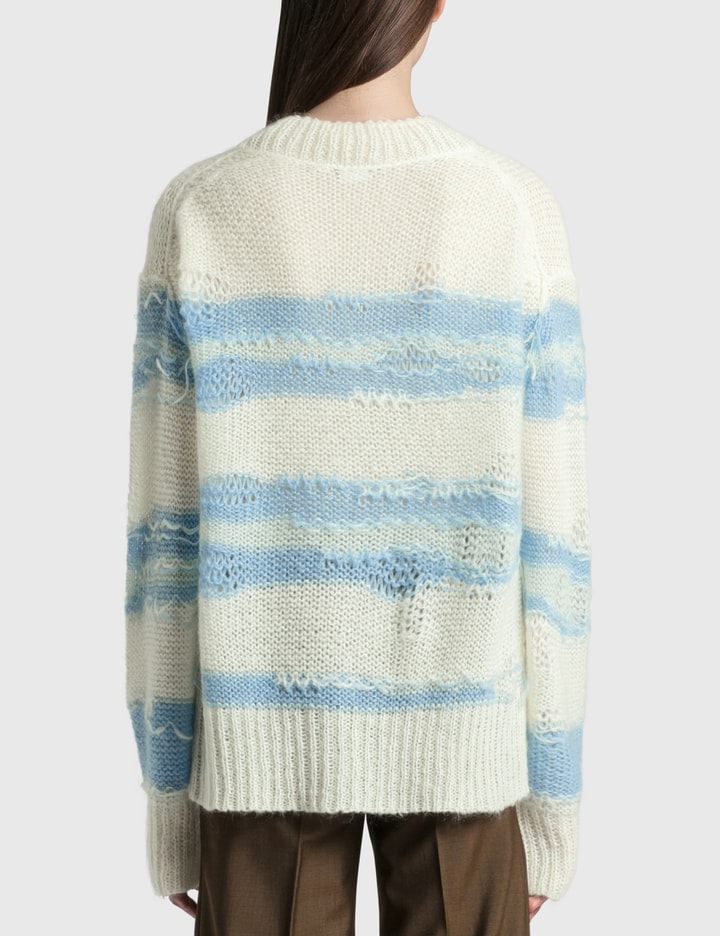 Keren Irregular Stripe Knit Pullover Placeholder Image