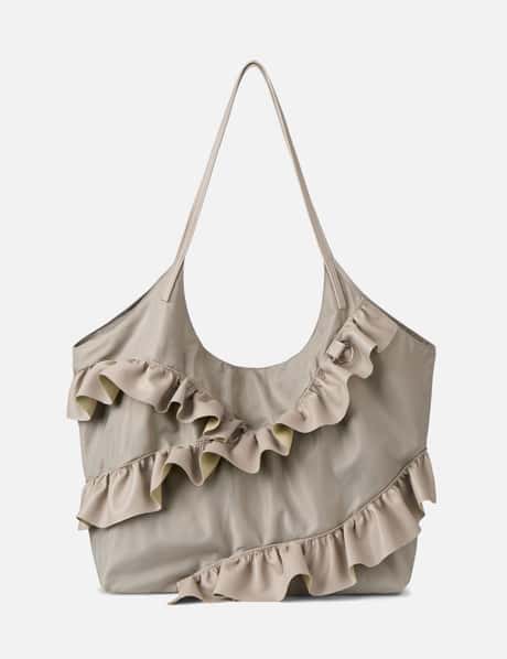 DEINET Deinet Frill Big Bag In Beige