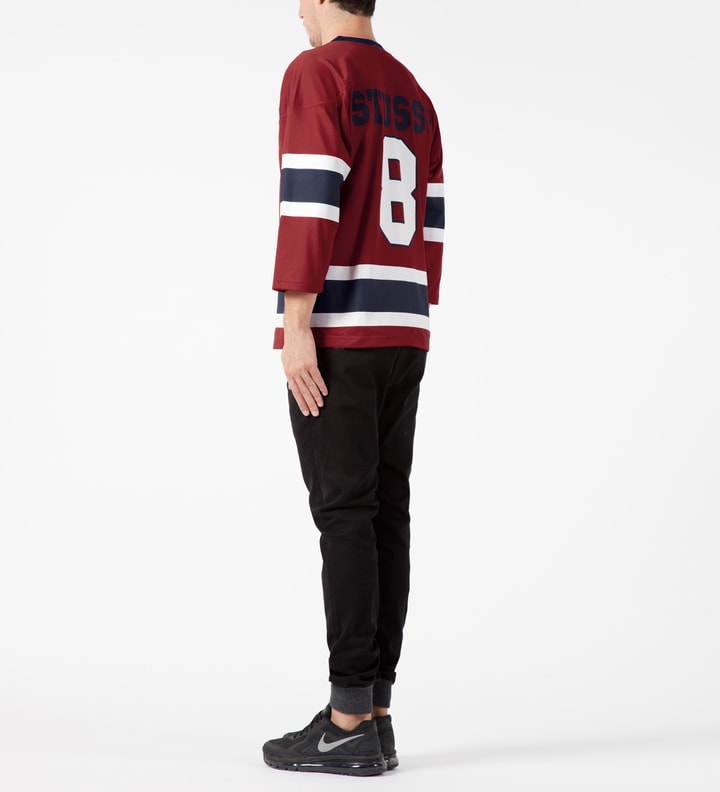 Red Mesh Hockey Jersey Placeholder Image