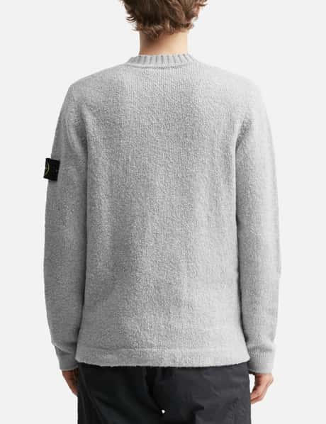 Fancy Yarn Crewneck Jumper With Brushed Texture view 13