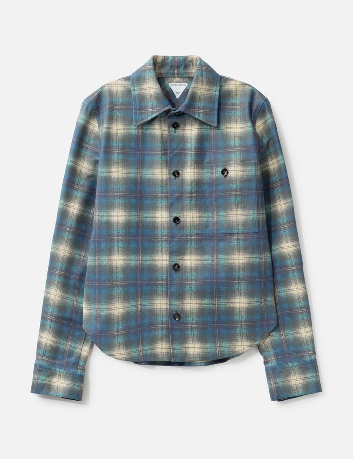 Bottega Veneta Checked Leather Shirt