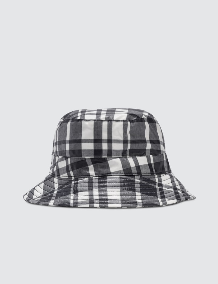 Coated Large Check Bucket Hat Placeholder Image