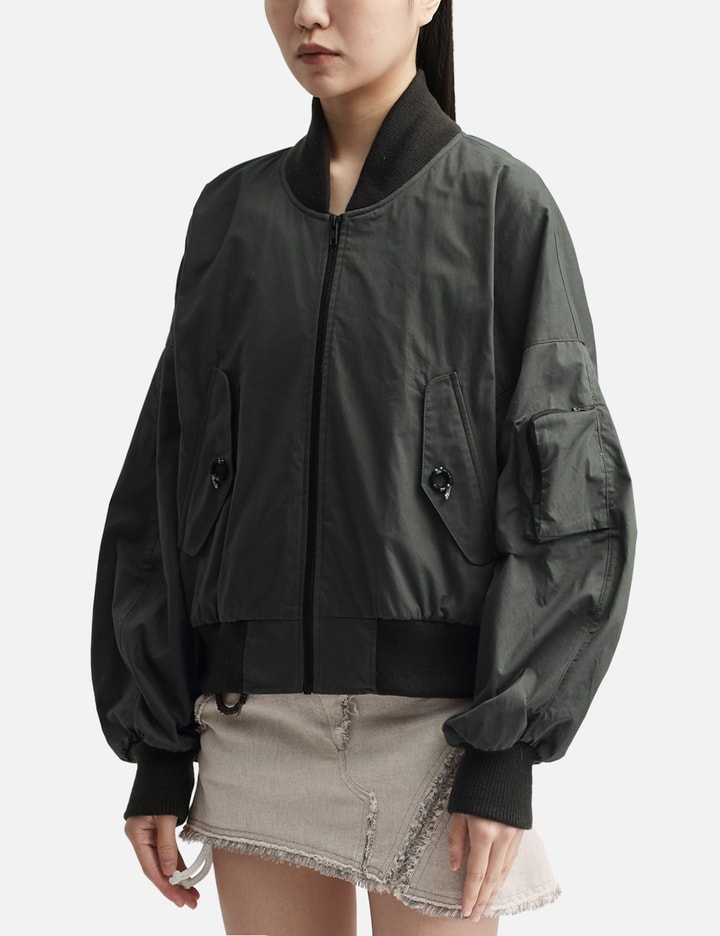 Hyein Seo Cotton Bomber In Grey