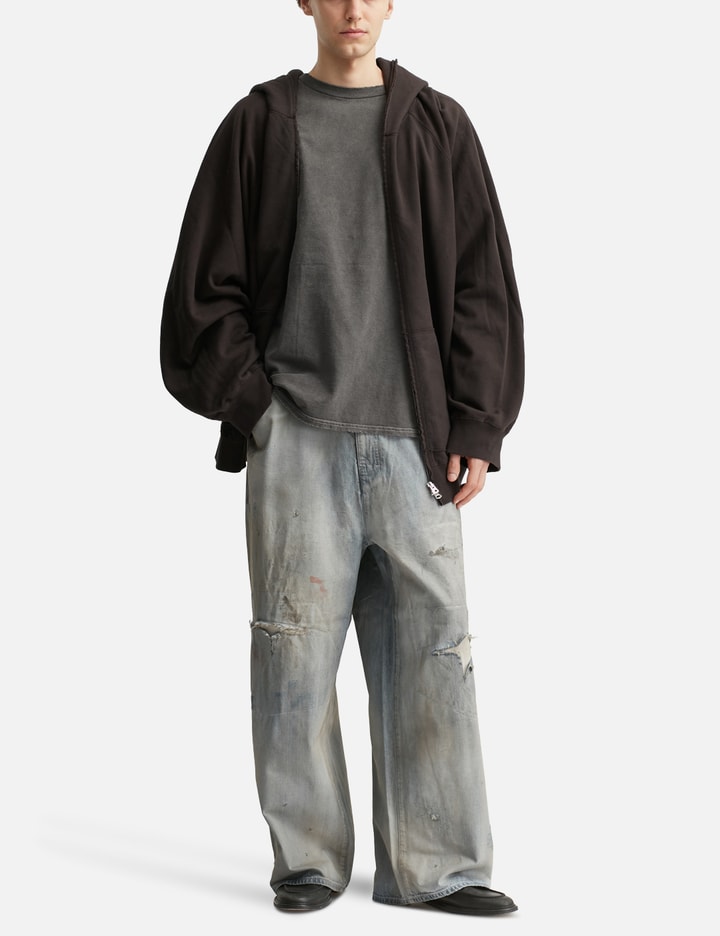 Ancellm #04 Aging01 Painter Pants In Blue