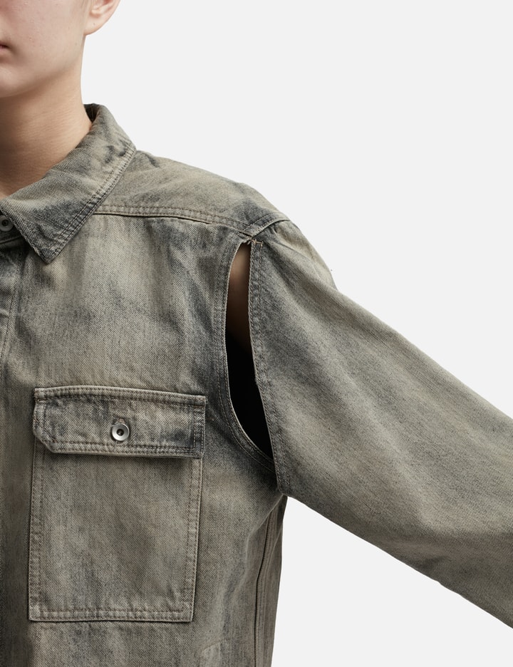 ルクソール ケープ スリーブ クロップド アウターシャツ Placeholder Image