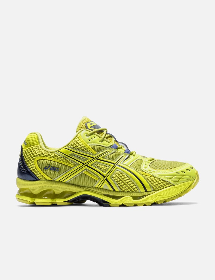 Asics Mesh Rubber Sole Sneakers With Branded Heel