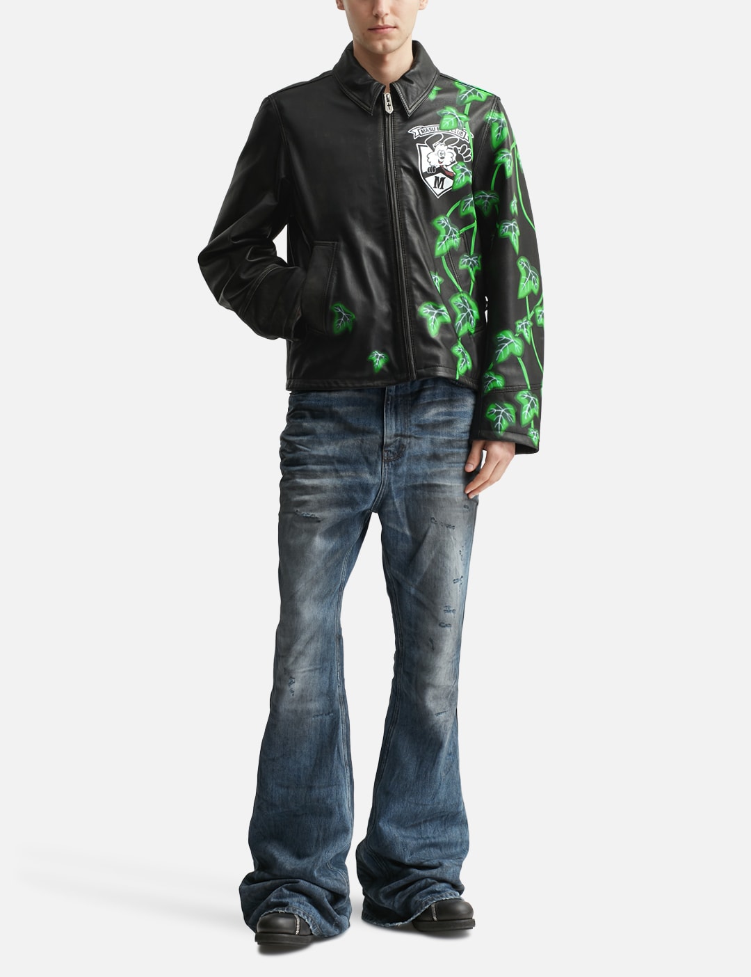 X Verdy M.B.C. Leather Sports Jacket view 16