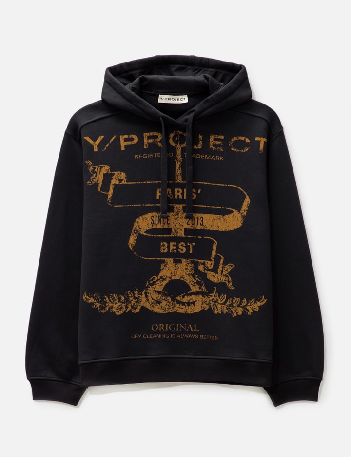 Y/PROJECT EVERGREEN PARIS' BEST EMBROIDERED HOODIE