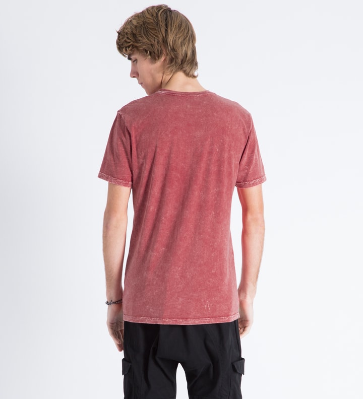 Red Acid Wash Pocket T-Shirt Placeholder Image