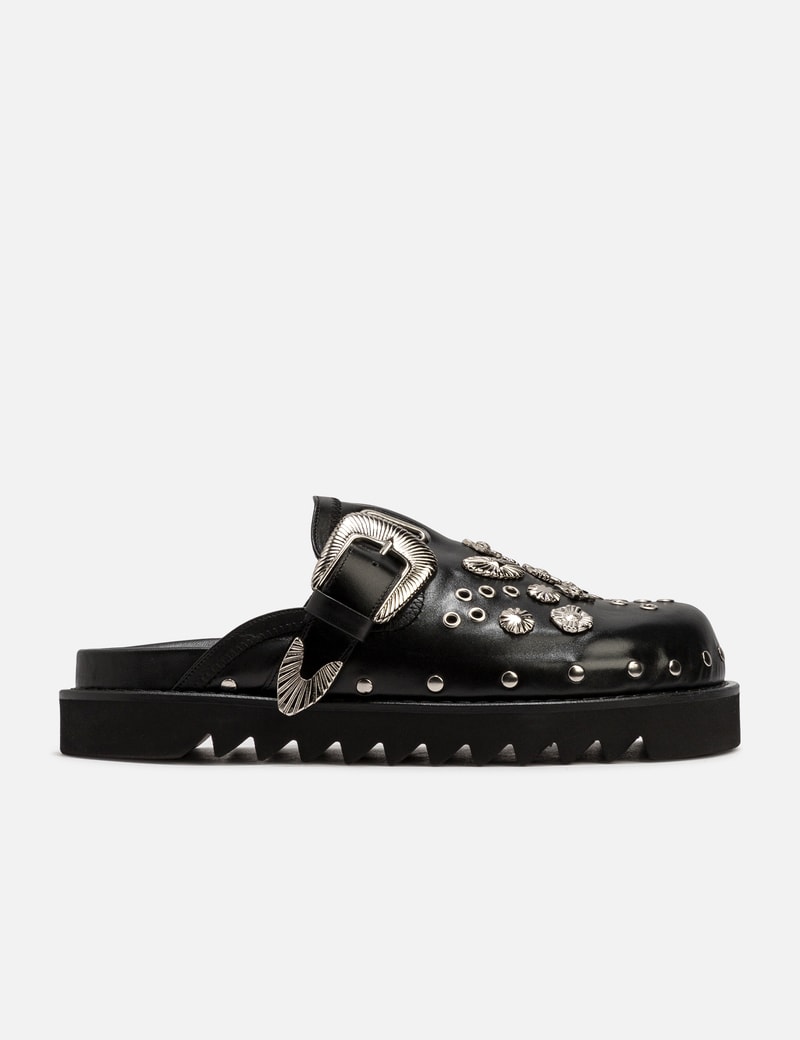 Studded Leather Slip-On Boots view 13