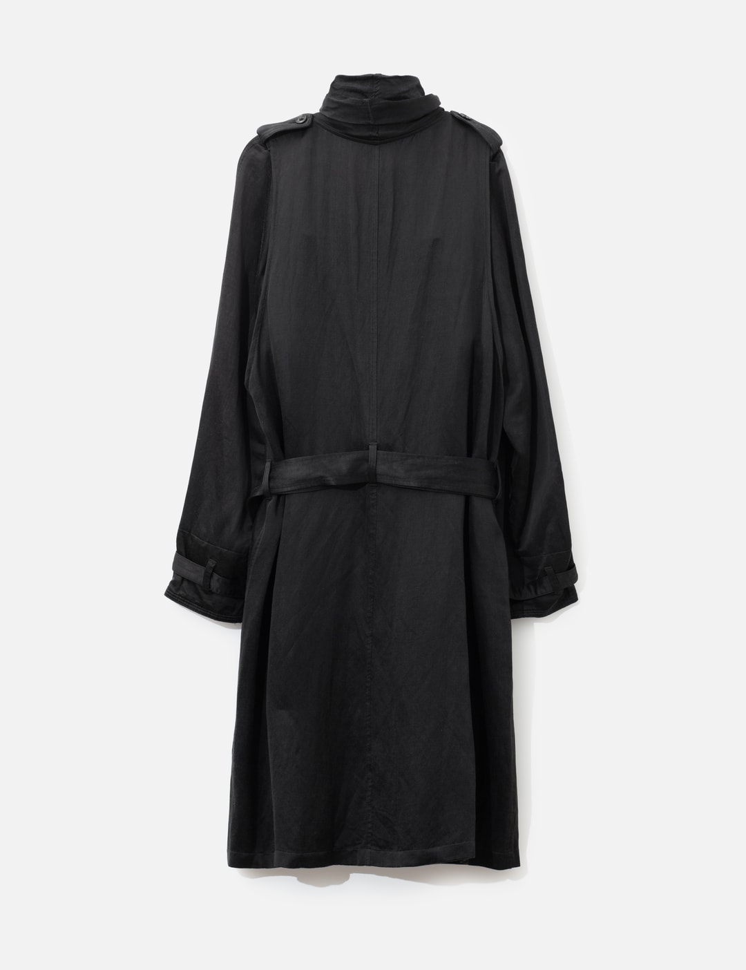 2 In 1 Satin Trench Coat view 9
