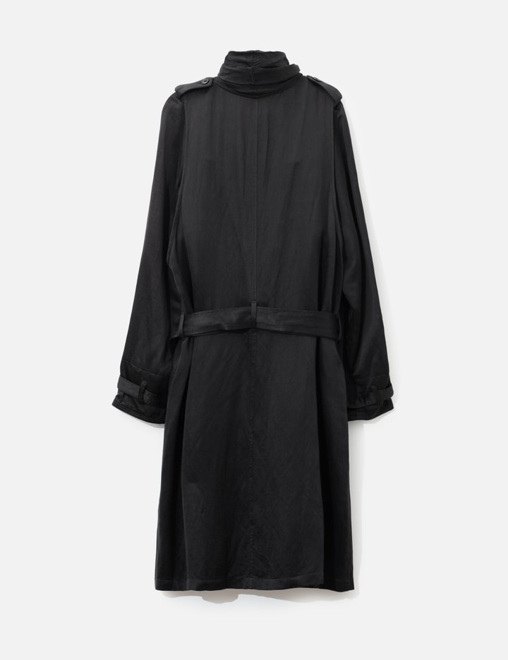 2 In 1 Satin Trench Coat