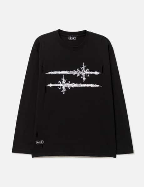 THUG CLUB Cross T Long Sleeve T-shirt