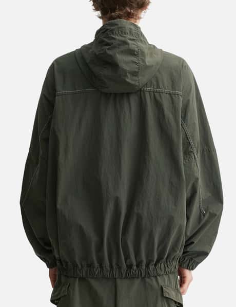 X And Wander Garment Dye Nylon Hooded Jacket view 12