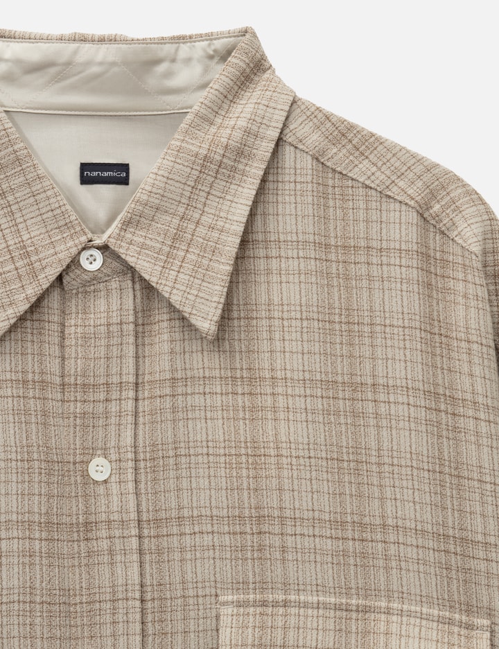 Nanamica Regular Collar Wool Plaid Shirt