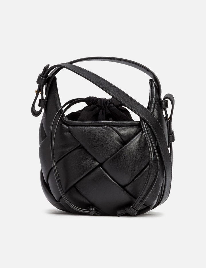 Shop Bottega Veneta Small Helmet Shoulder Bag In Black