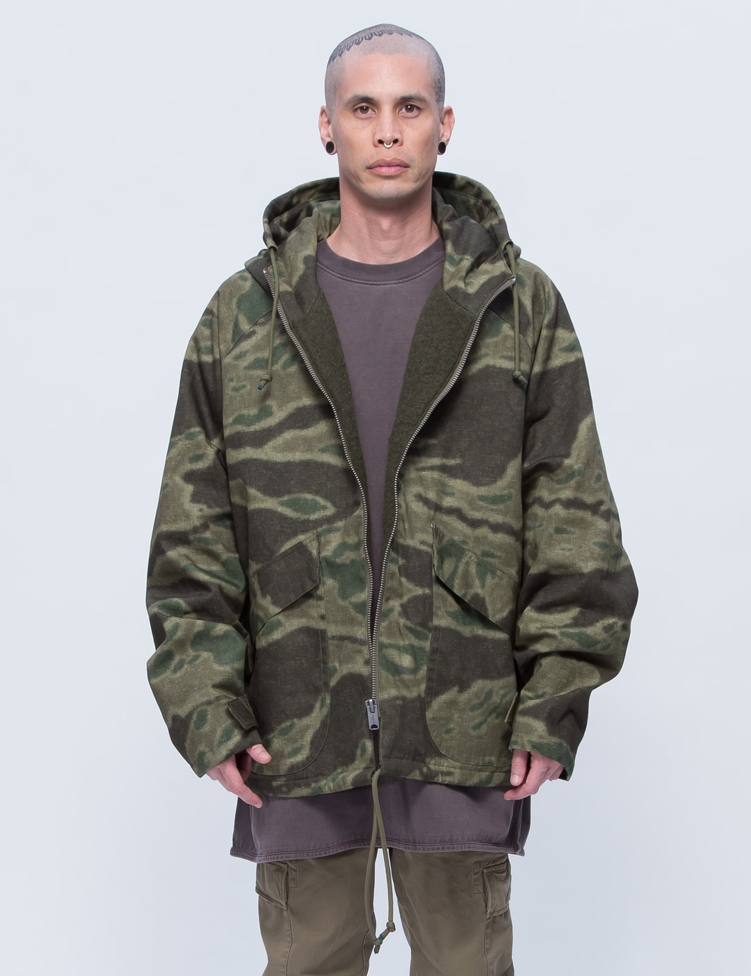 YEEZY Season 3 Printed Anorak | HBX - Globally Curated Fashion and Lifestyle Hypebeast