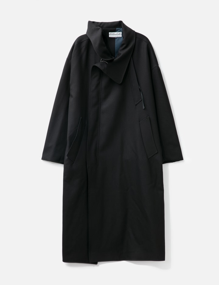 Folding Collar Long Coat Placeholder Image