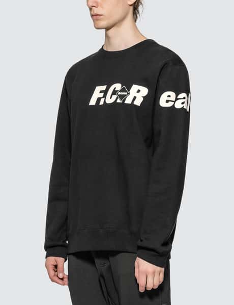 F.C. Real Bristol - F.C.R.B. Straddle Logo Crew Neck Sweat | HBX 
