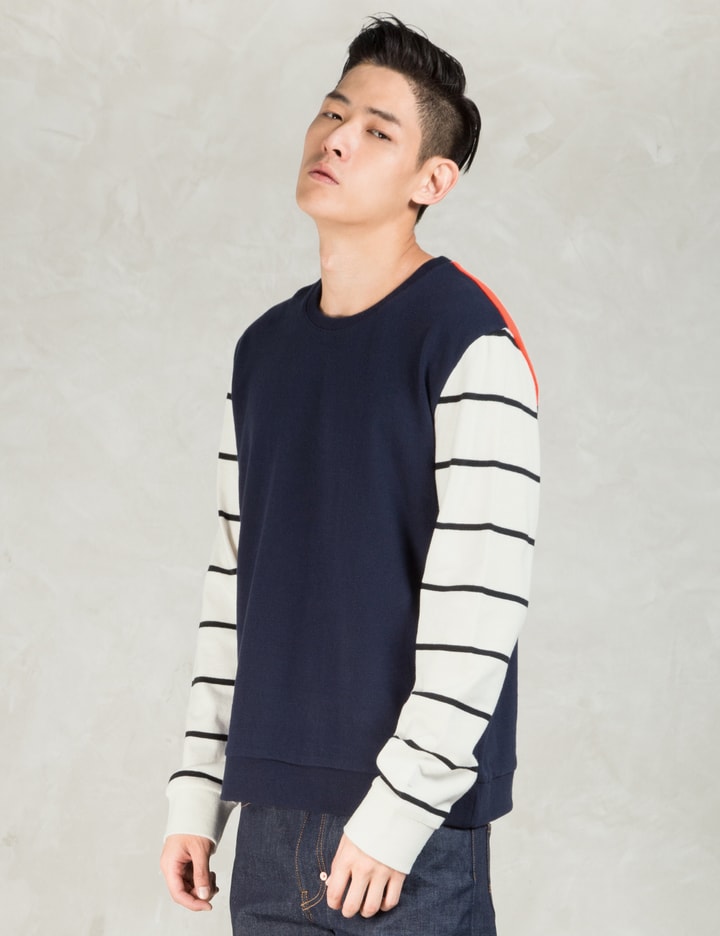 Navy Aloye X G.f.g.s. Cotton Knitted Sweater Placeholder Image