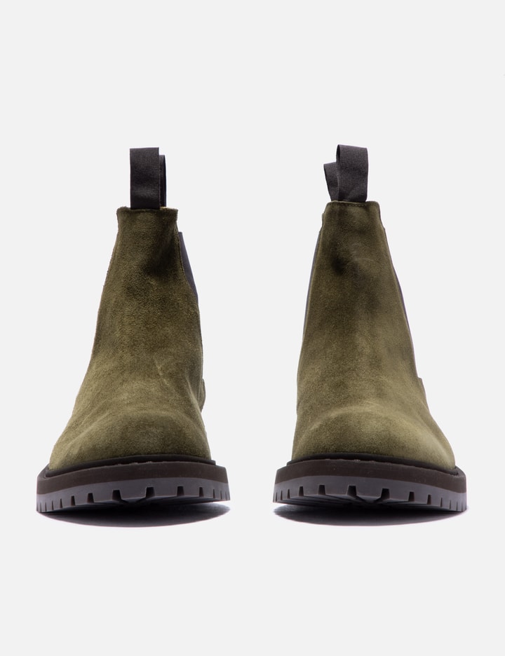 Shop Common Projects Suede Chelsea Boots In Brown