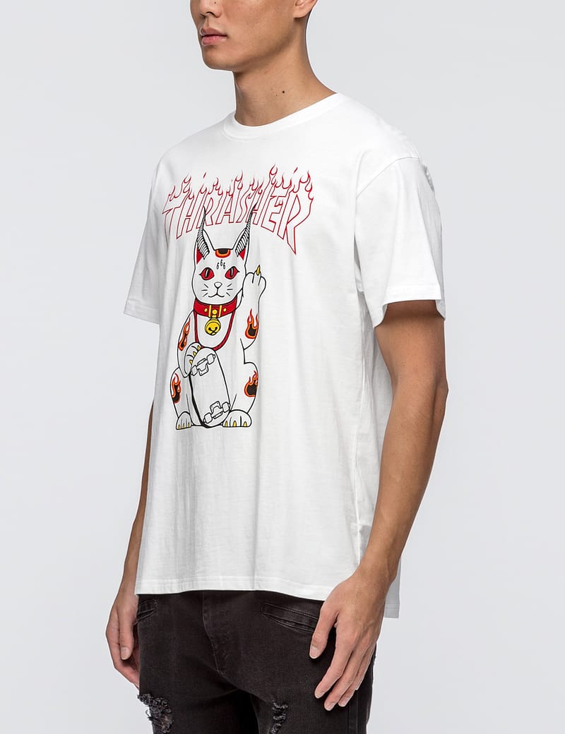 Thrasher - Cat T-shirt (JP VERSION 