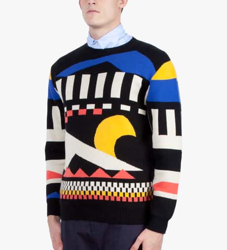 Henrik Vibskov Multicolor Print Silly Knit Piccadilly Sweater HBX