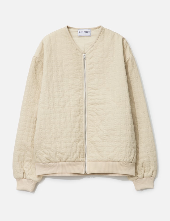 Ivory Poofy Bomber Jacket Placeholder Image