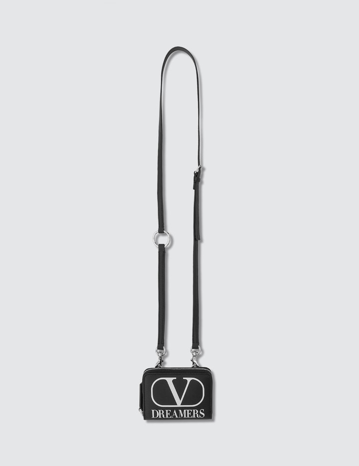 Valentino Garavani V Logo Dreamers Wallet With Neck Strap Placeholder Image