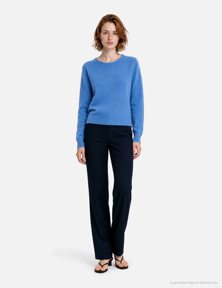 Moondal Basic Round Knit In Blue