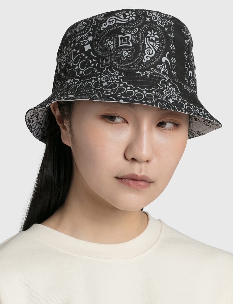 new era paisley bucket hat