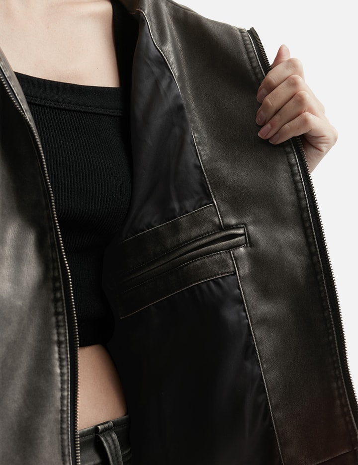 Swamp Faux Leather Jacket Placeholder Image