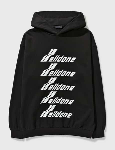 We11done Multiple Front Logo Hoodie