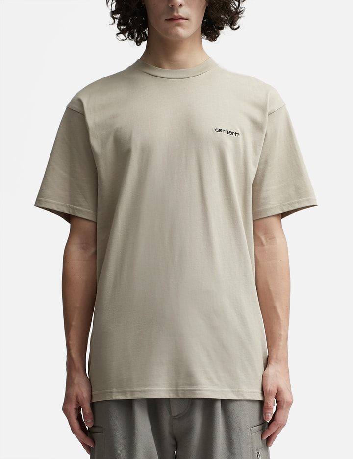 ショートスリーブ スクリプト エンブロイダリー Tシャツ Placeholder Image