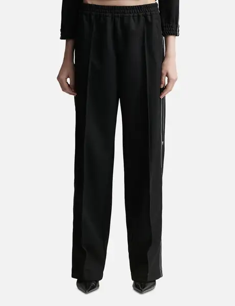 T By Alexander Wang Track Pant With Logo Tape In Pique