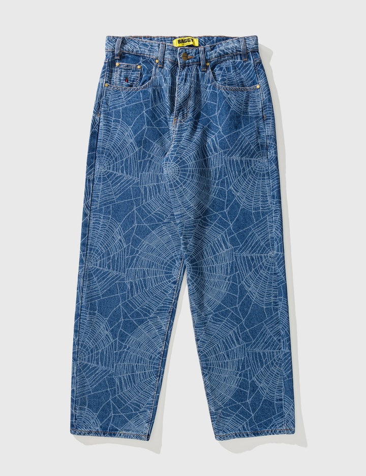 Butter Goods Web Denim Pants In Blue