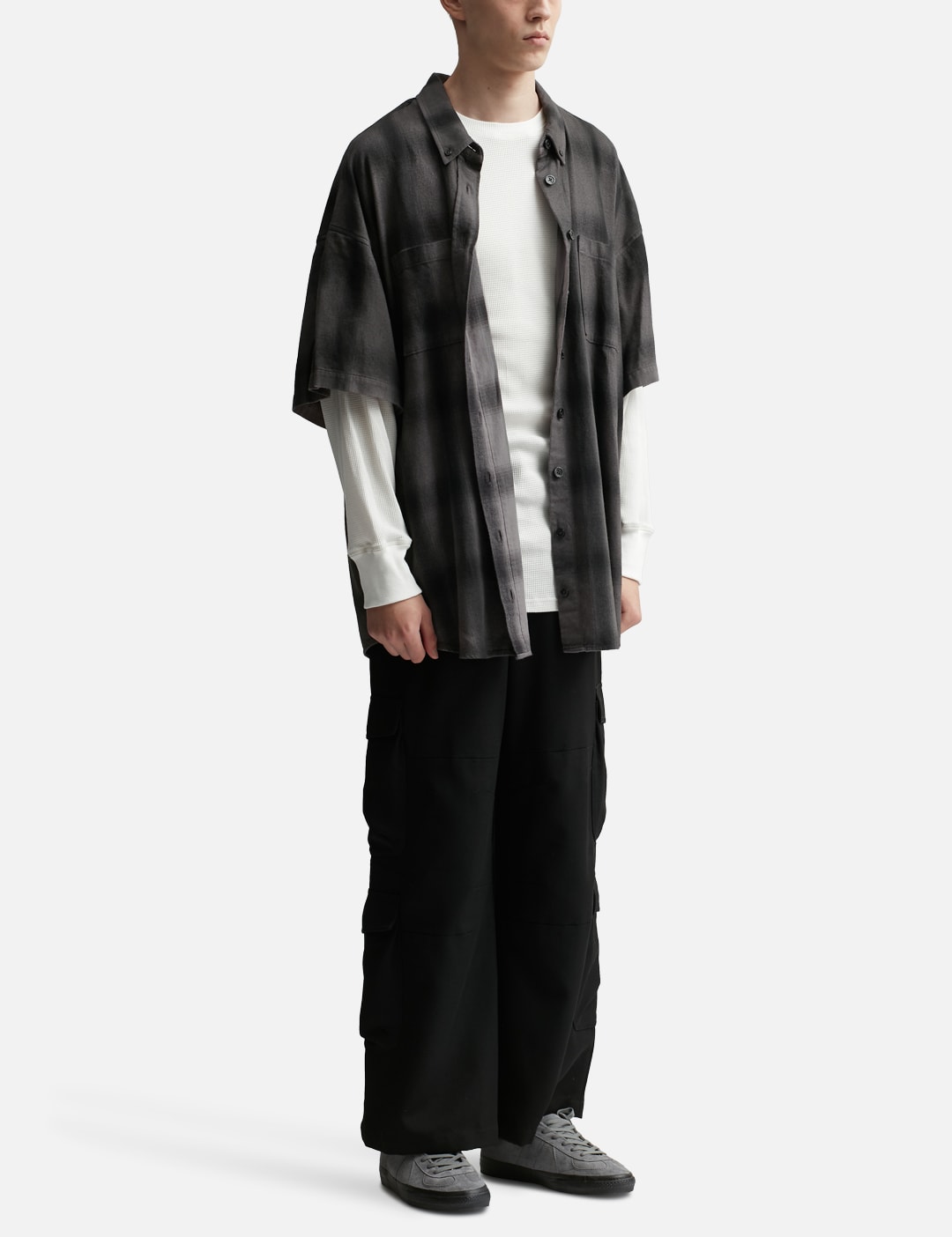 Pre-Styled Shadow Plaid Shirt view 20