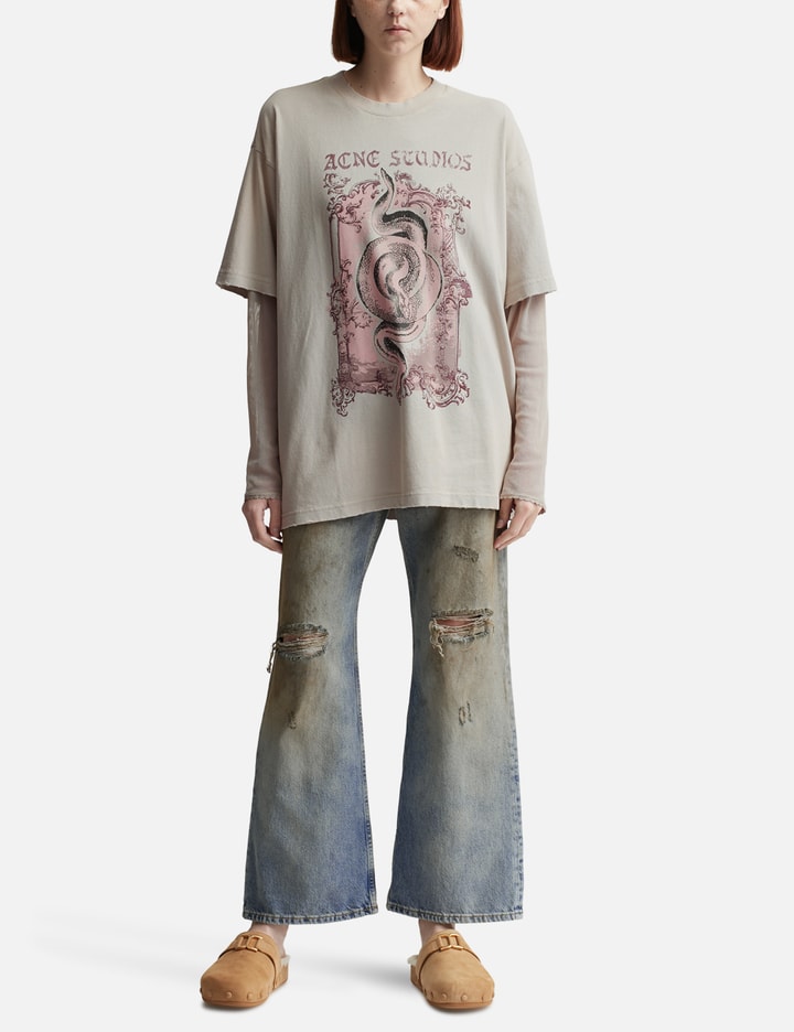 Layered Print T-Shirt Placeholder Image