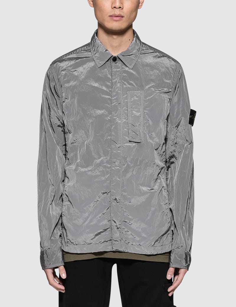 Stoned metal. Stone Island nylon Metal Overshirt. Ветровка Stone Island nylon Metal. Stone Island nylon Metal ss19. Куртка Stone Island nylon Metal 2012.