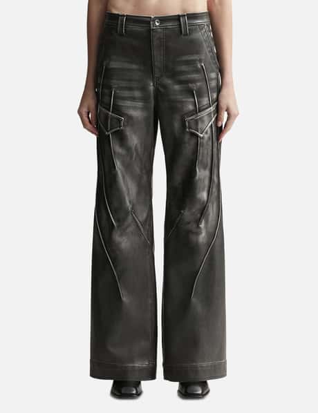 Æ Synctx® Swamp Faux Leather Pants