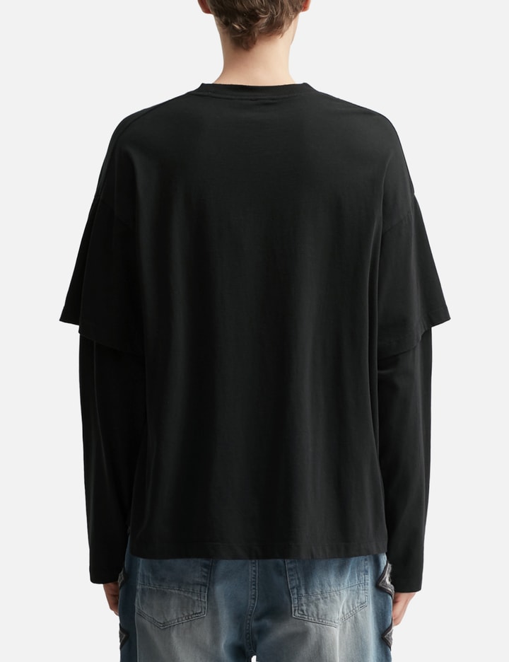 POLYTERU Graphic Double Layer Tee (American Flag)