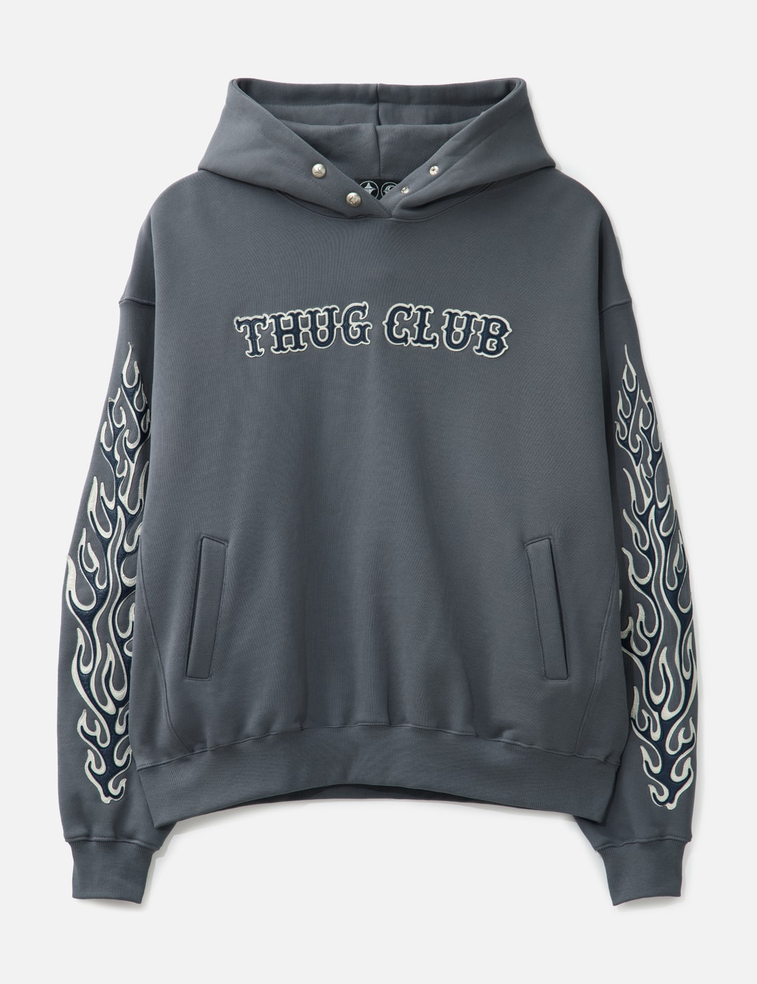 サグクラブ - Dragon Stud Zip-Up Hoodie | HBX