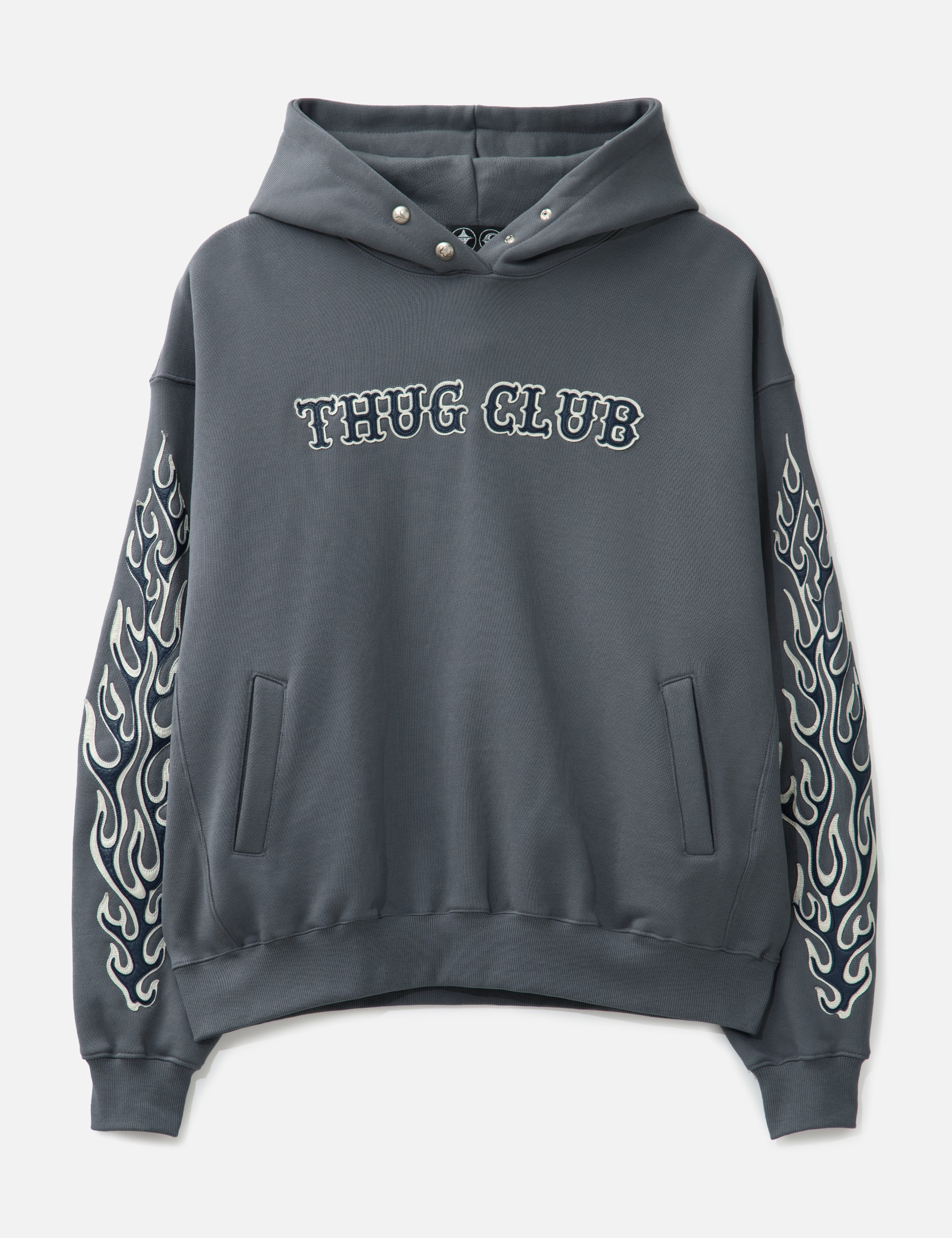 Leather Flame Hoodie view 10
