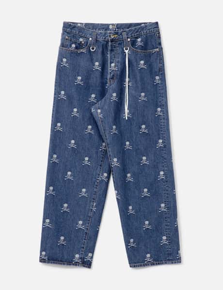 마스터마인드 재팬 Monogram Wide Denim Pants