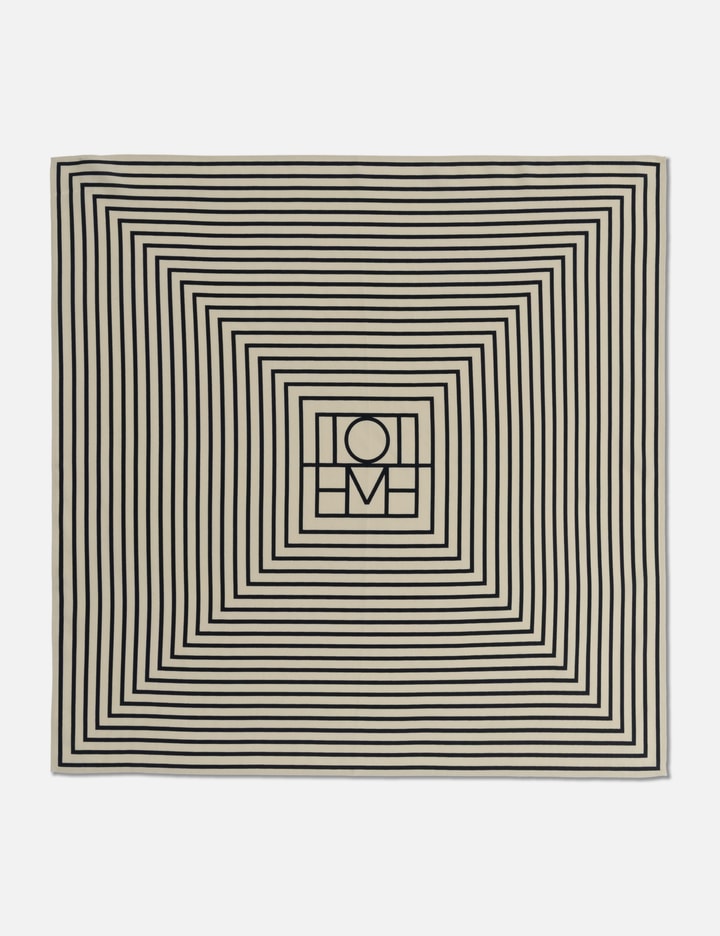 TOTEME Signature Monogram Silk Scarf