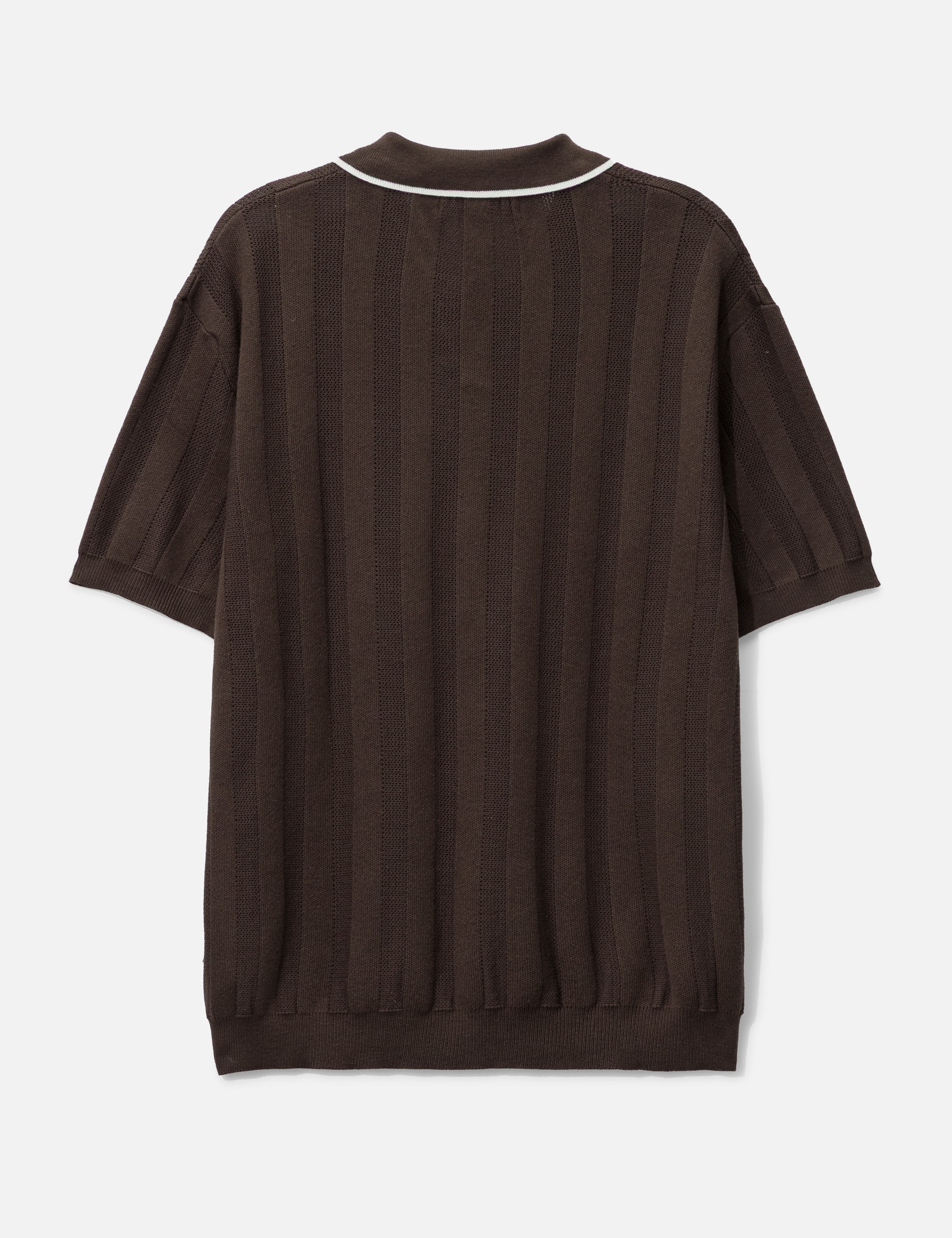 Mesh Knit Polo Shirt view 17