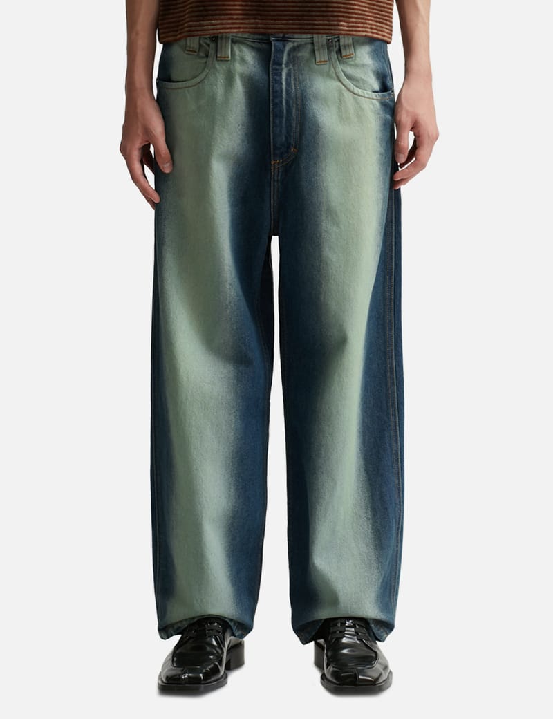 Eckhaus Latta Bend Jeans Sunfade – ESSXNYC ECKHAUS LATTA 19aw 人気 