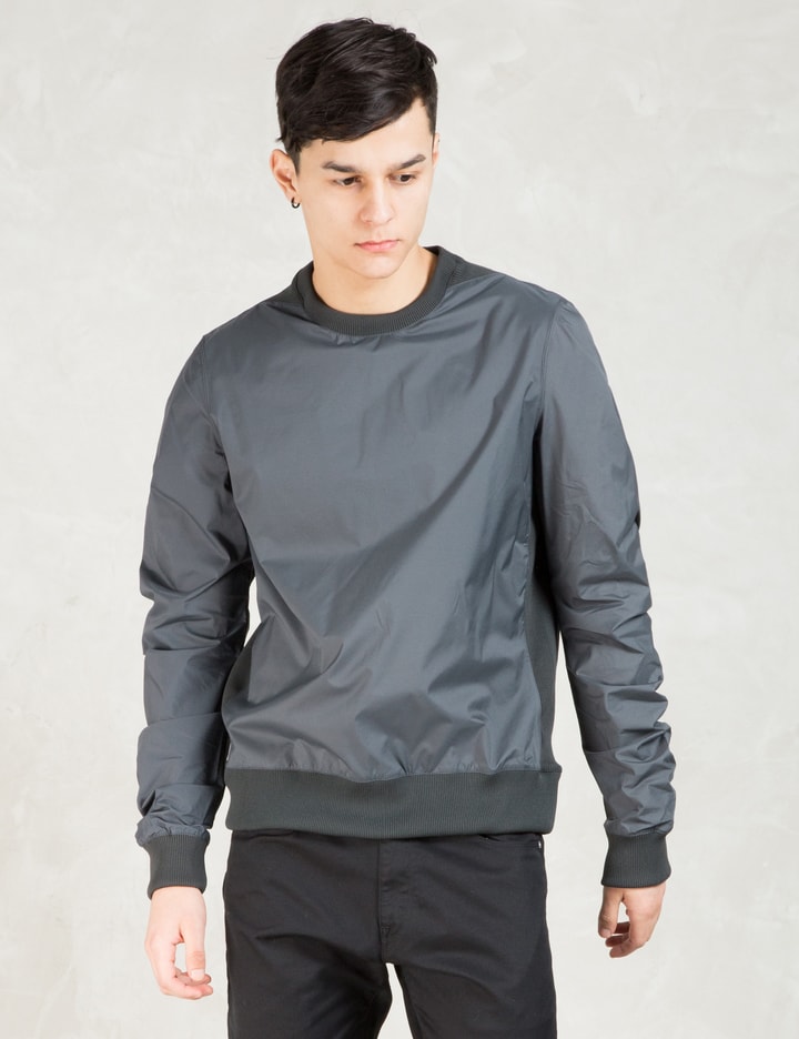 Charcoal Shirring Pullover Shirts Jacket Placeholder Image