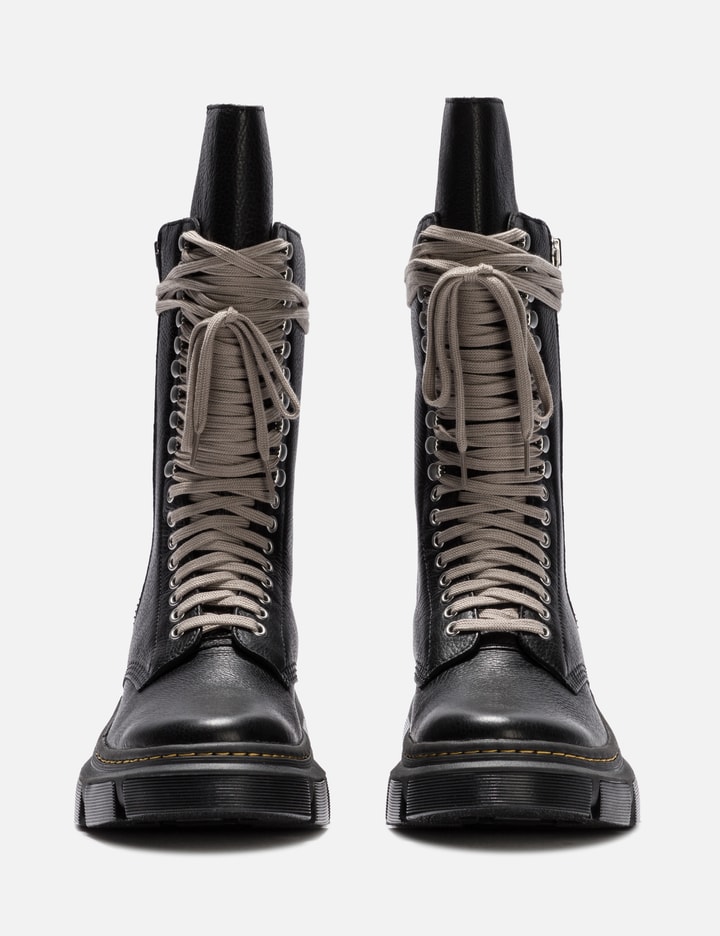 Shop Rick Owens X Dr. Martens 1918 Dmxl Calf Length Boot In Black